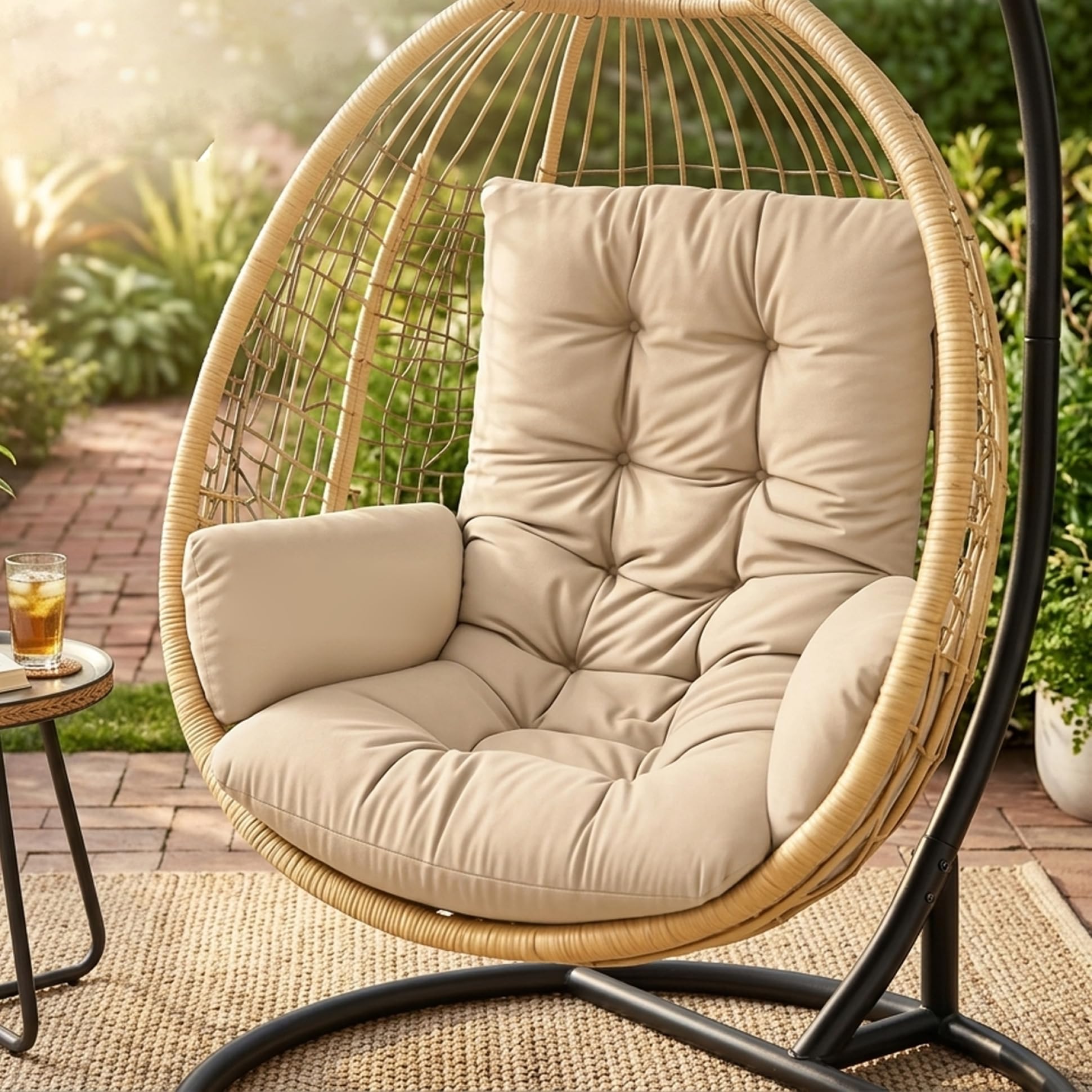Outdoor Furniture Egg Chair - Yumurta Koltuk Minderi Değişimi, Kalınlaştırılmış Asma