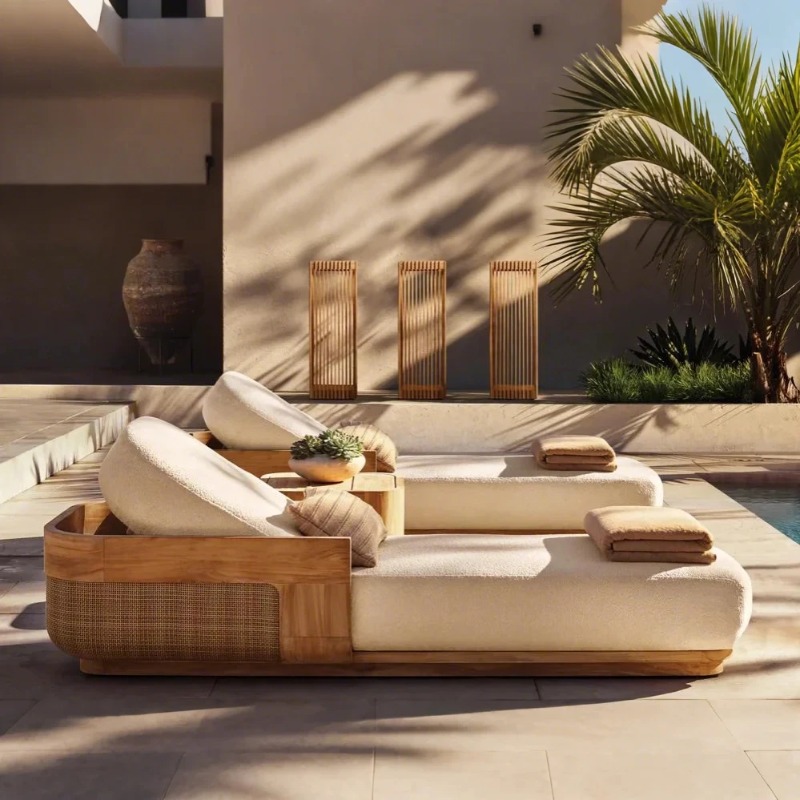 Outdoor Daybed Furniture - Sun Beach Şezlong ve Gündüz Yatağı