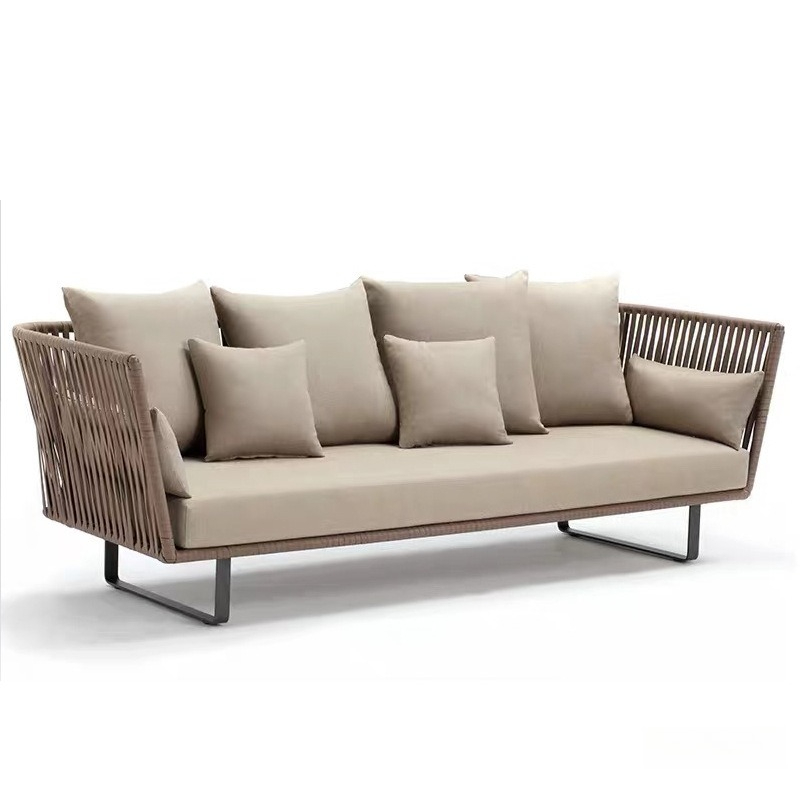 Outdoor Furniture Metal Chairs - Su Geçirmez 3 Kişilik Açık Hava