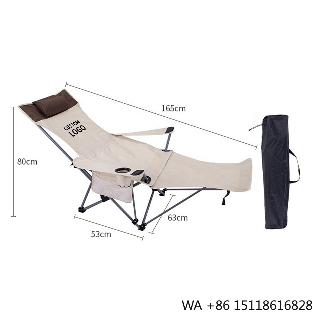 Outdoor Furniture In - Taşınabilir Katlanır Yatarlı Sandalye Hafif Ayarlanabilir