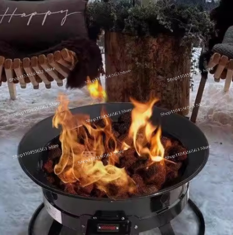 Outdoor Furniture With Fire Pit - Taşınabilir Propan Ateş Çukuru 58.000 BTU