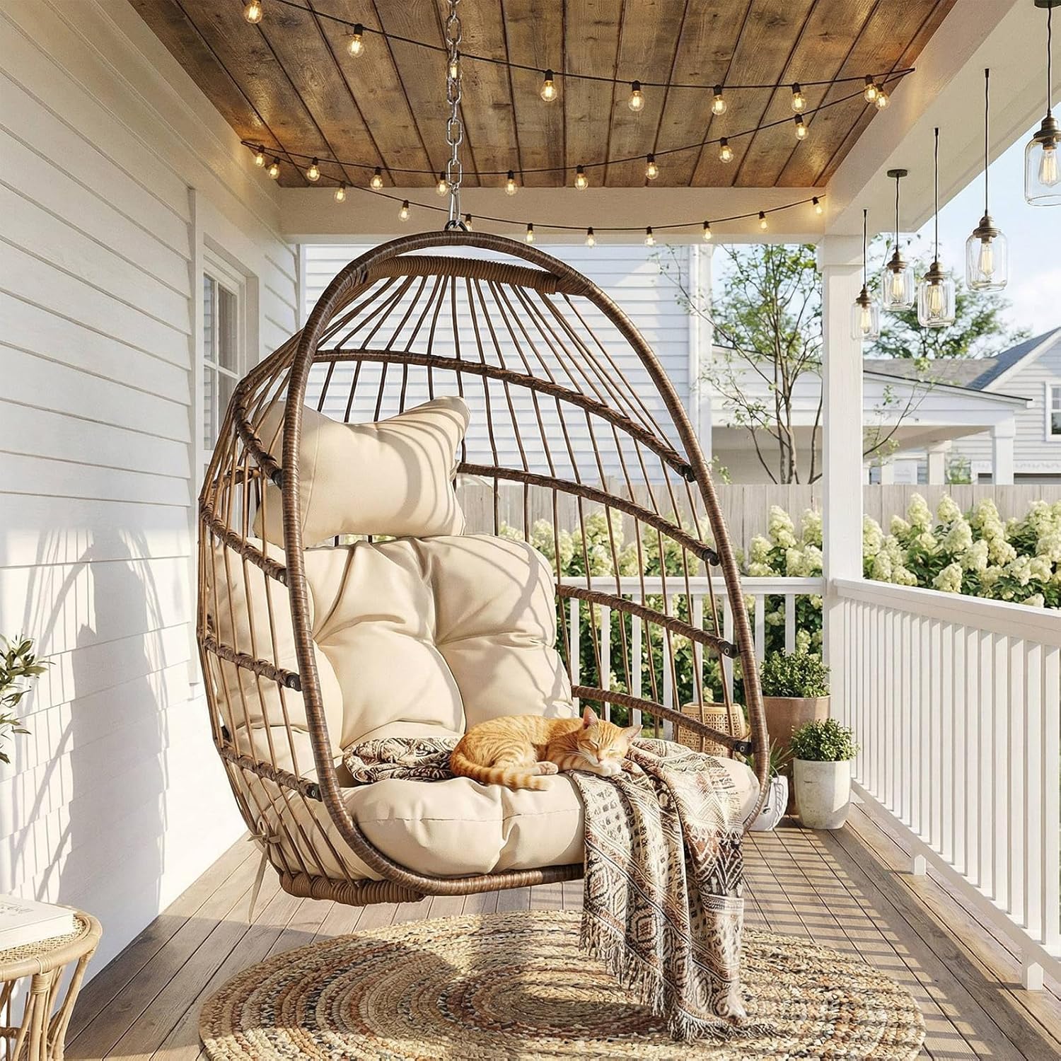 Outdoor Furniture Egg Chair - Standı Olmayan Açık Hava Asma Yumurta