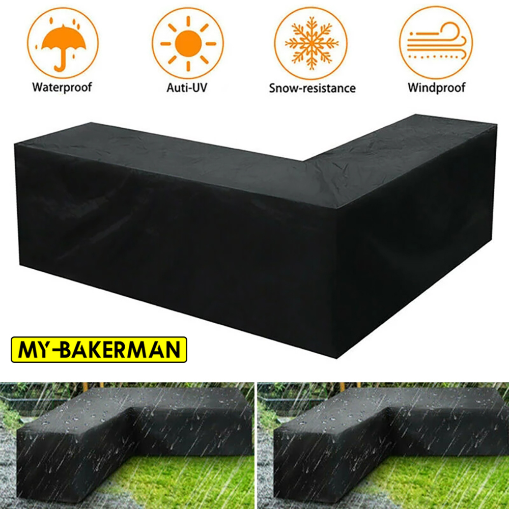 Outdoor Furniture Cover Xl - Su Geçirmez Köşe Mobilya Örtüsü, L
