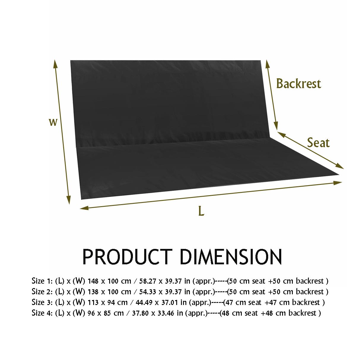 Outdoor Furniture No Cushions - 2/3 koltuklu salıncak kapak sandalye tezgah