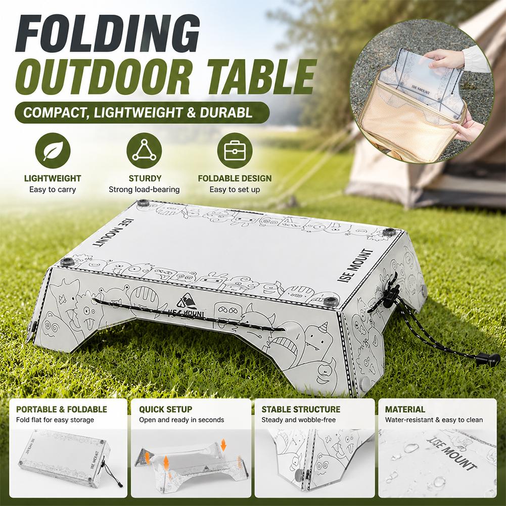 Outdoor Furniture Australia - Katlanır Kamp Masası Ultra Hafif PP