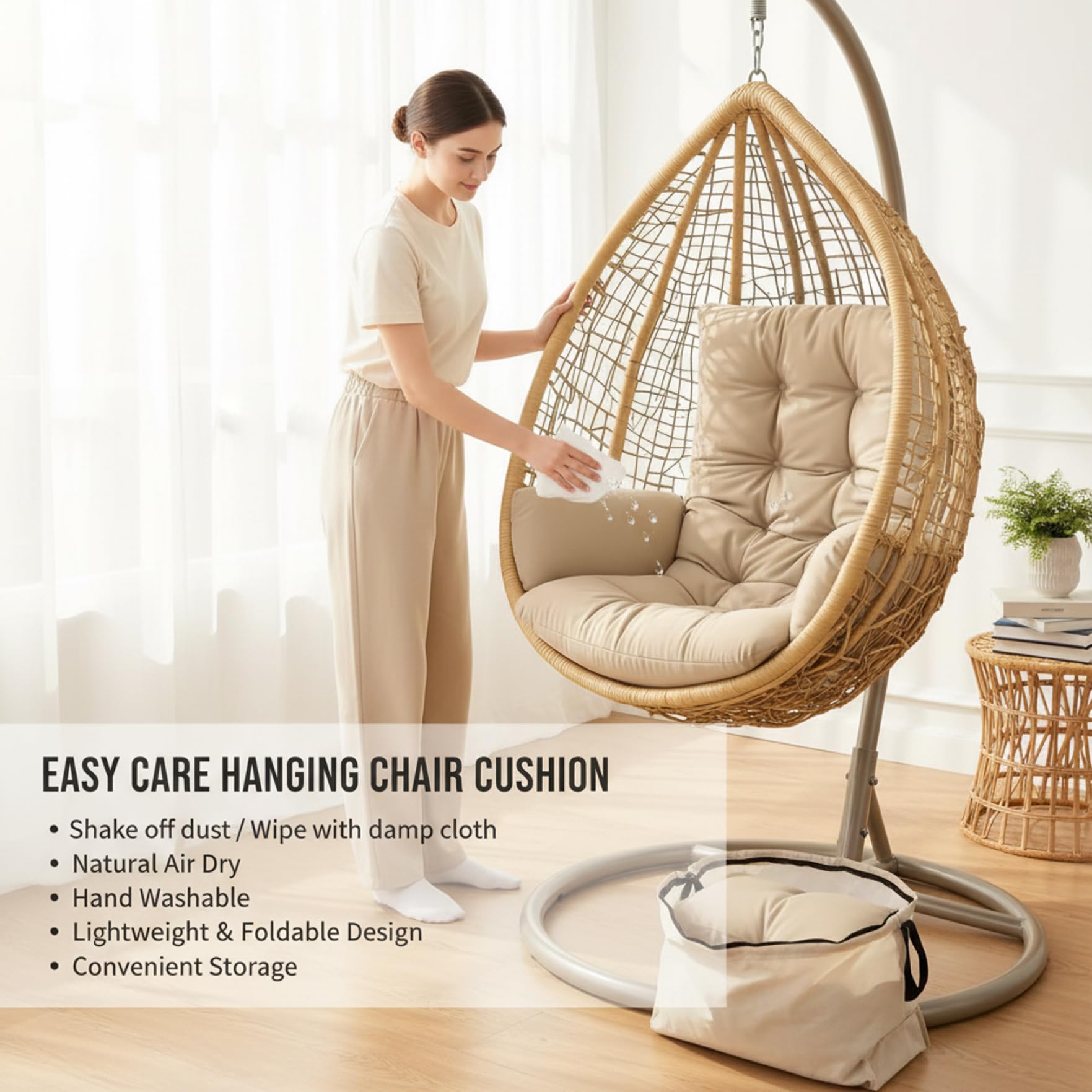 Yumurta Koltuk Minderi Değişim - Outdoor Furniture Egg Chair incelemesi ve fiyatı