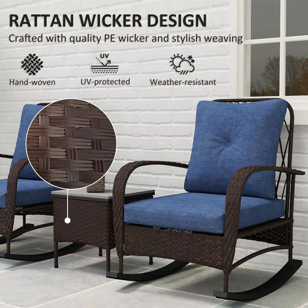 PE Rattan Sallanan Sandalyeler - Outdoor Furniture Metal Chairs incelemesi ve fiyatı