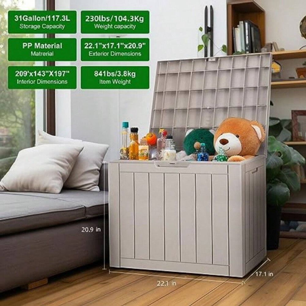Kilitlenebilir Reçine Bahçe Sa - Outdoor Furniture Cushions incelemesi ve fiyatı