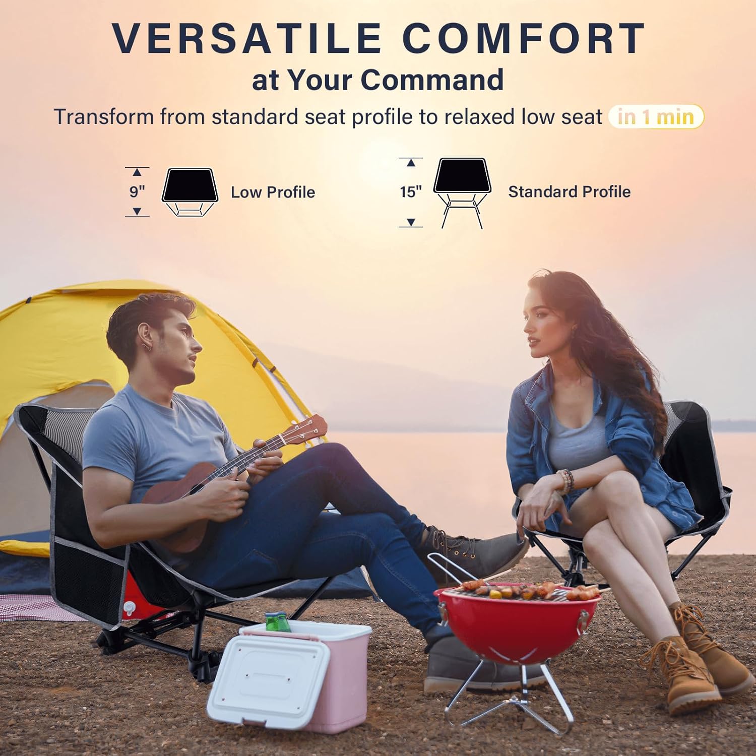 Hafif Kamp Sandalyesi, Yetişki - Outdoor Furniture Recliner Set incelemesi ve fiyatı