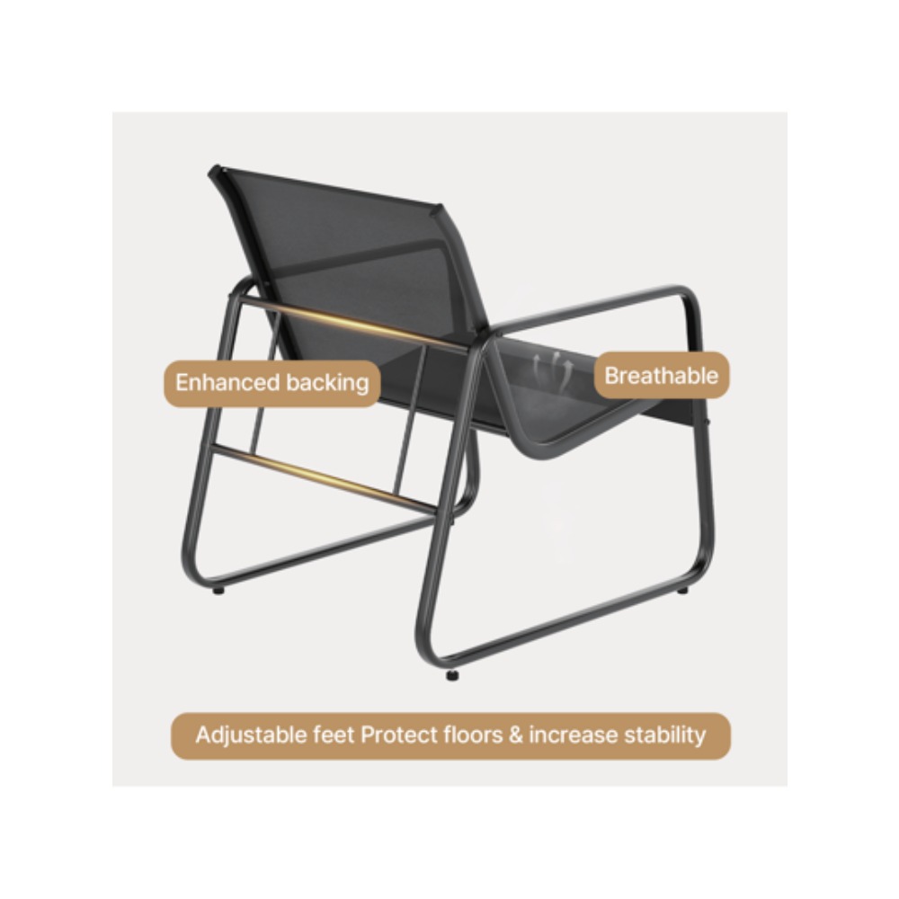 3 Parçalı Veranda Mobilya Seti - Outdoor Furniture Metal Chairs incelemesi ve fiyatı