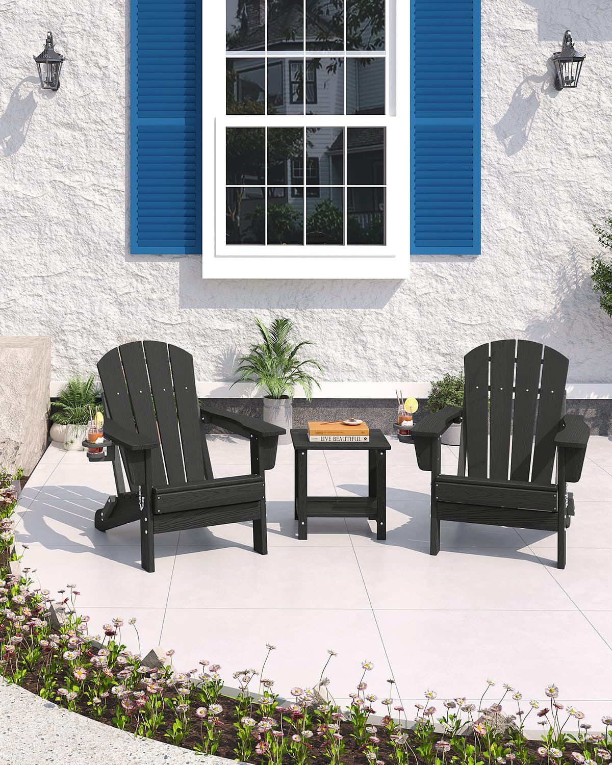 Katlanabilir Adirondack Sandal - Outdoor Furniture With Fire Pit incelemesi ve fiyatı