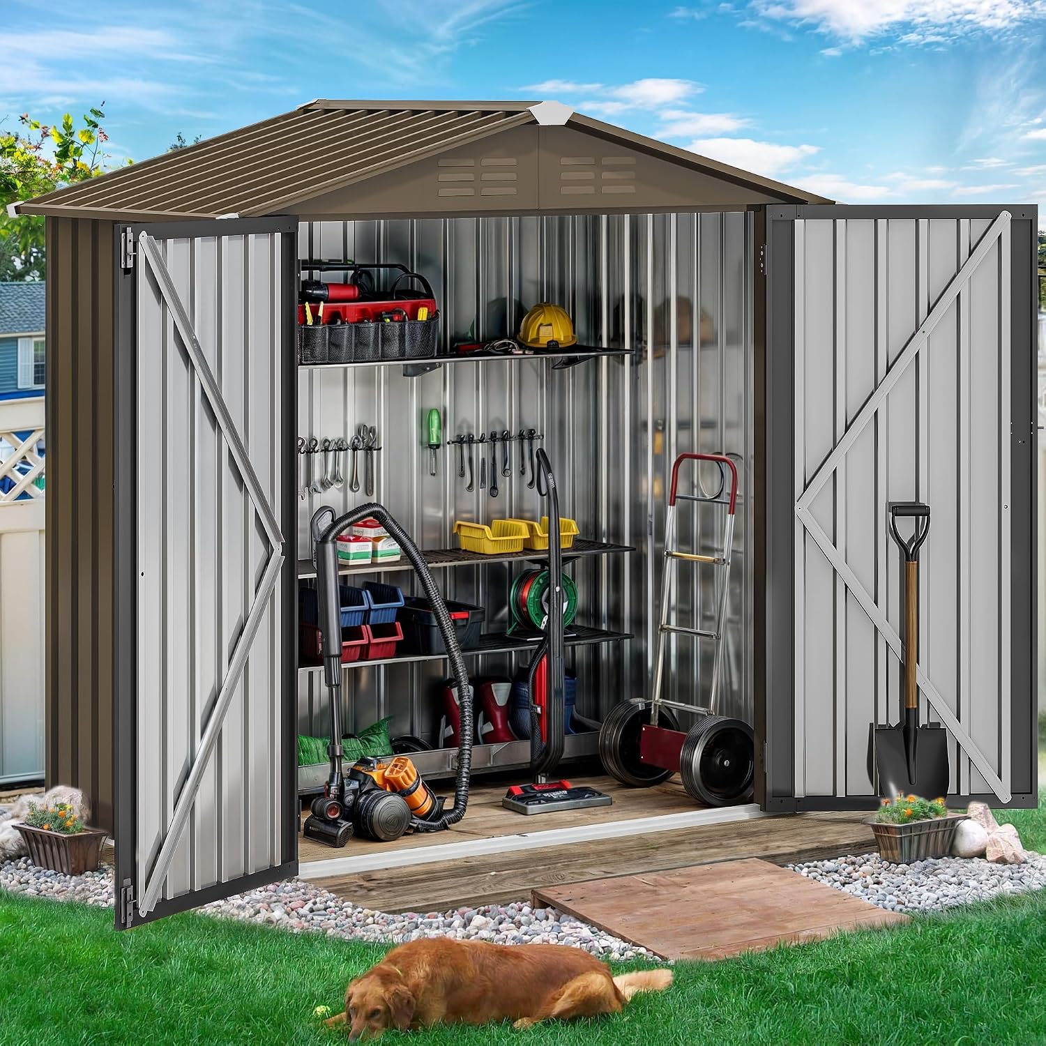 6x4ft Metal Dış Mekan Depolama - Outdoor Furniture Heavy incelemesi ve fiyatı