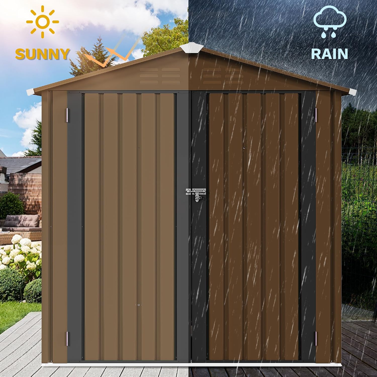 6x4ft Metal Dış Mekan Depolama - Outdoor Furniture Heavy incelemesi ve fiyatı