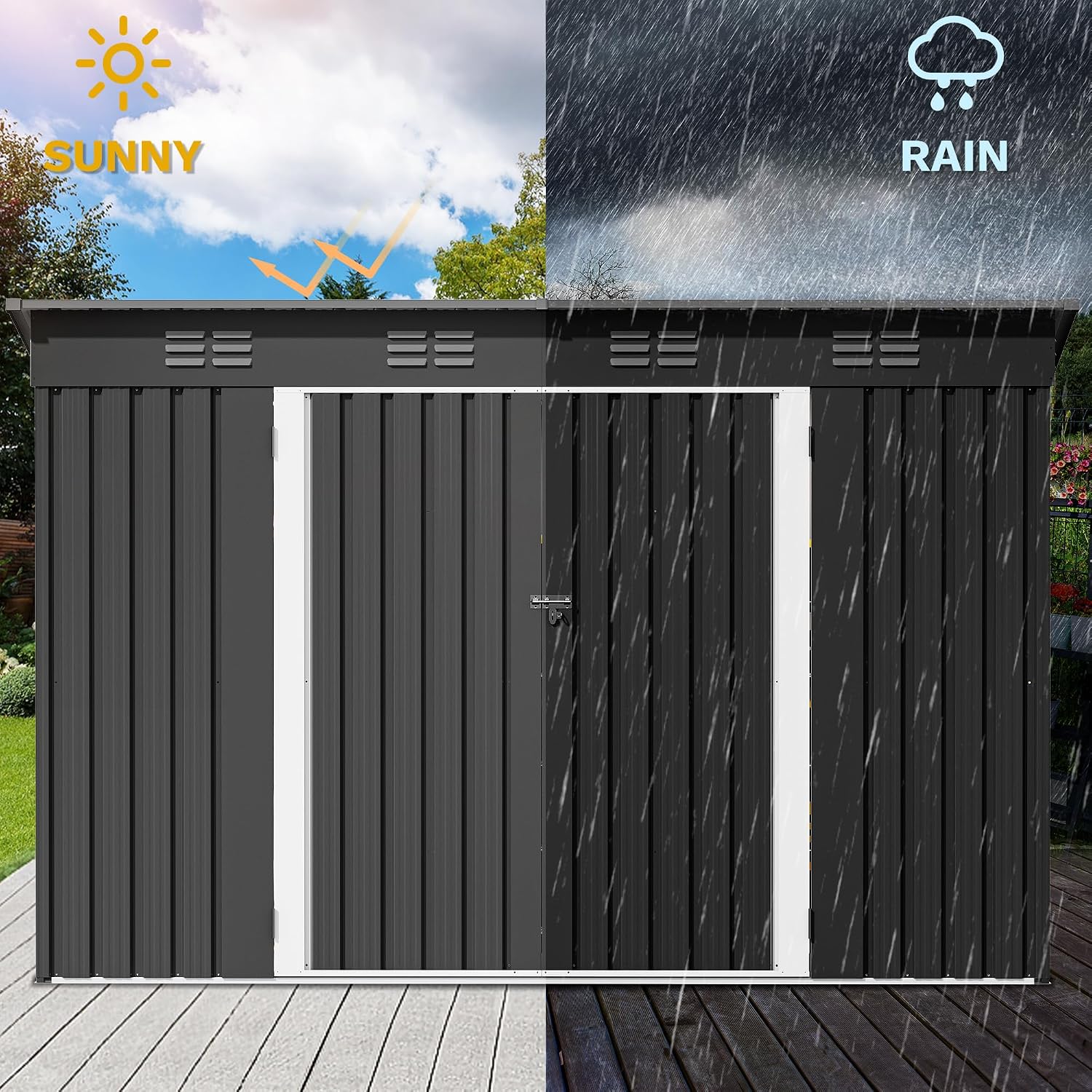 9' x 4' Pencereli, Kilitlenebi - Outdoor Furniture Heavy incelemesi ve fiyatı
