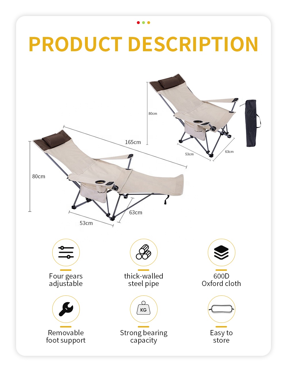 Taşınabilir Katlanır Yatarlı S - Outdoor Furniture In incelemesi ve fiyatı