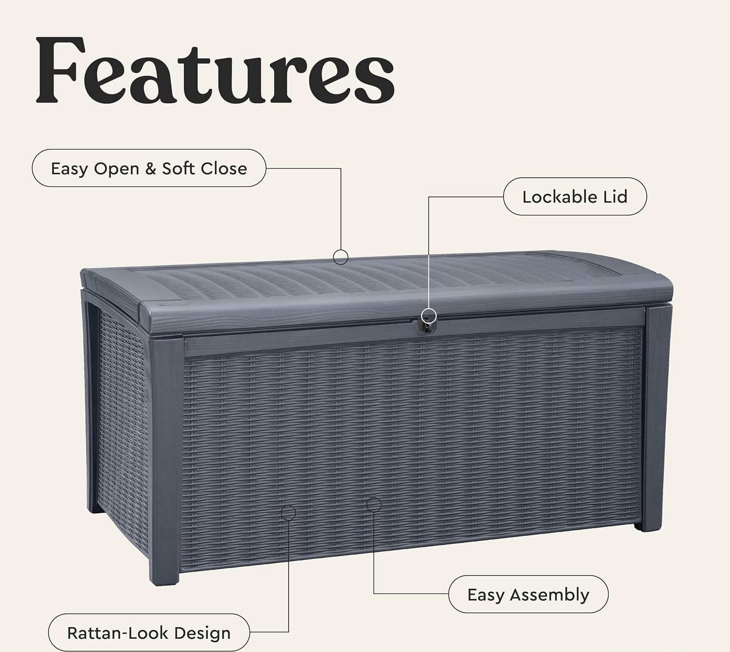 110 Galonluk Dış Mekan Depolam - Outdoor Furniture Cushions incelemesi ve fiyatı