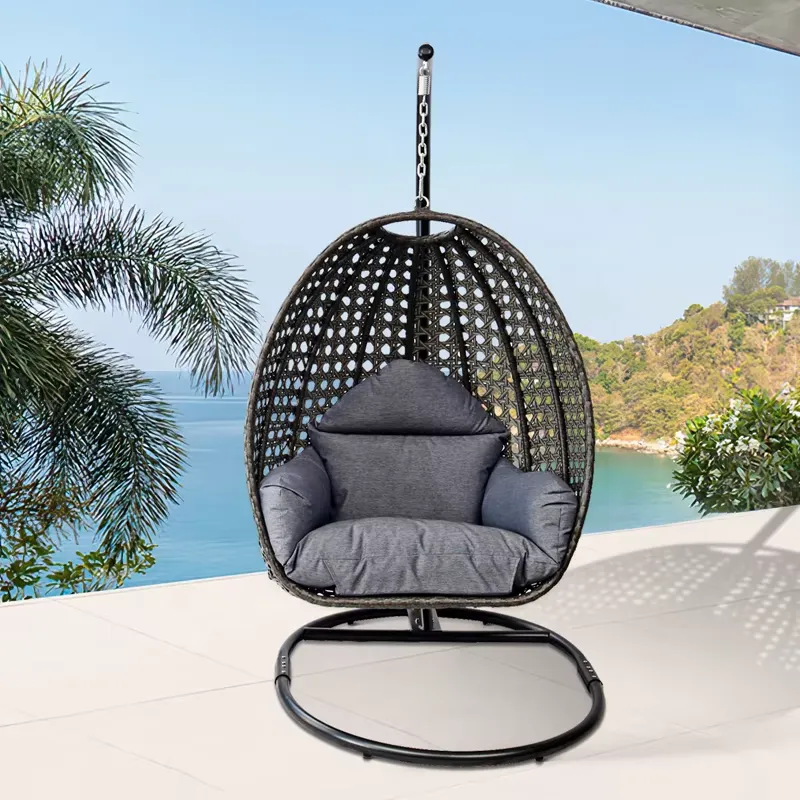 Yumurta Şeklinde Siyah Veranda - Outdoor Furniture Egg Chair incelemesi ve fiyatı