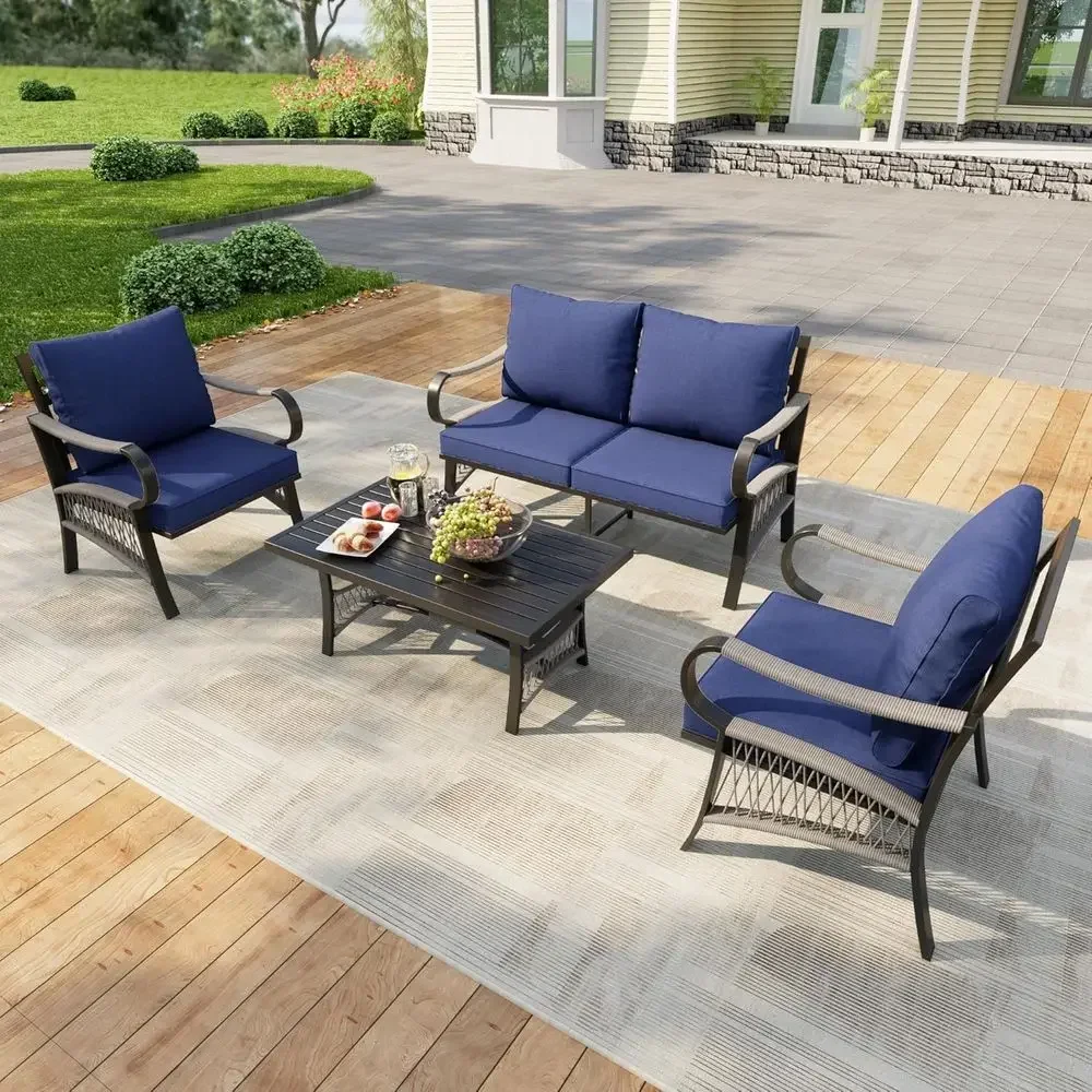 4 Parçalı Dış Mekan Metal Bahç - Outdoor Furniture Metal Chairs incelemesi ve fiyatı