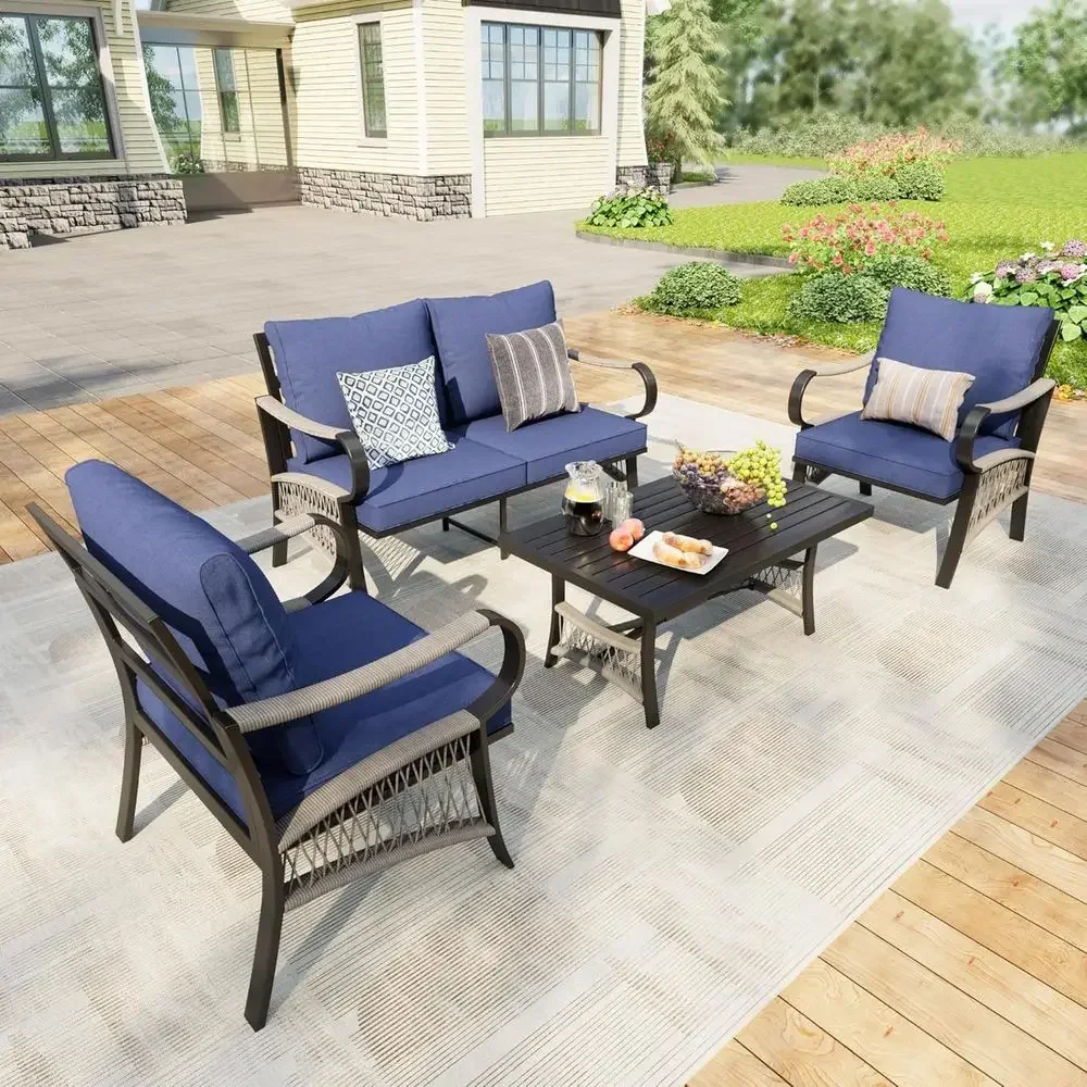 4 Parçalı Dış Mekan Metal Bahç - Outdoor Furniture Metal Chairs incelemesi ve fiyatı