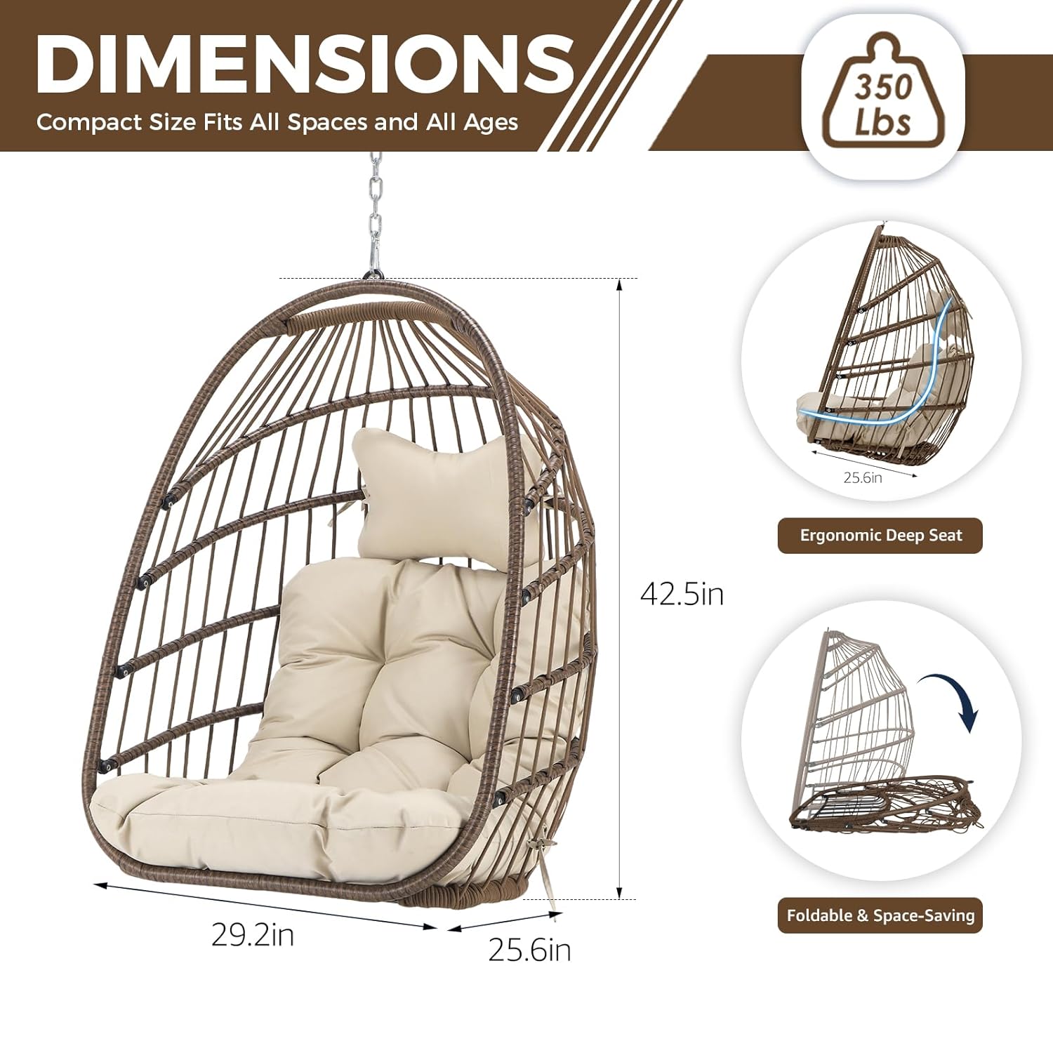 Standı Olmayan Açık Hava Asma  - Outdoor Furniture Egg Chair incelemesi ve fiyatı