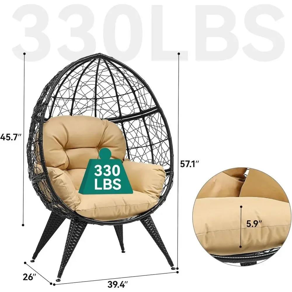 Ayarlanabilir Ayaklı, Minderli - Outdoor Furniture Egg Chair incelemesi ve fiyatı