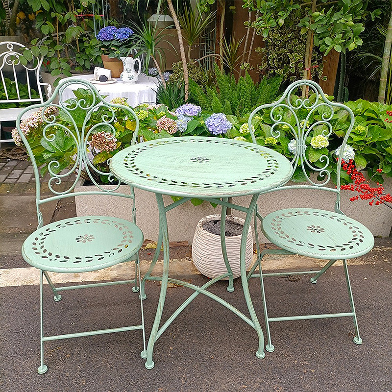 Fransız Tarzı Demir Masa ve Sa - Outdoor Furniture Metal Chairs incelemesi ve fiyatı