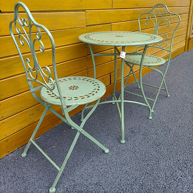 Fransız Tarzı Demir Masa ve Sa - Outdoor Furniture Metal Chairs incelemesi ve fiyatı
