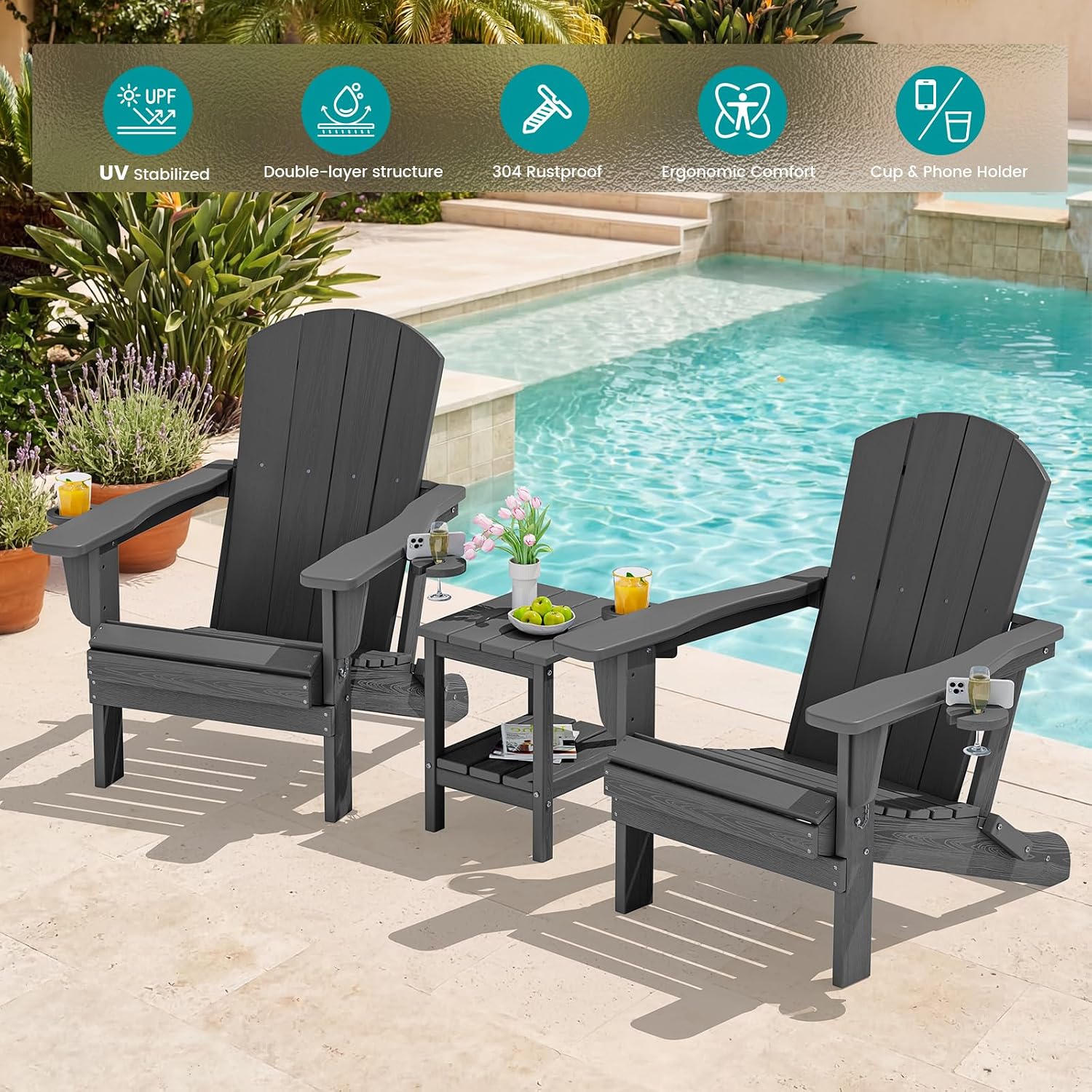 Açık Hava Katlanır Sandalye Se - Outdoor Furniture With Fire Pit incelemesi ve fiyatı