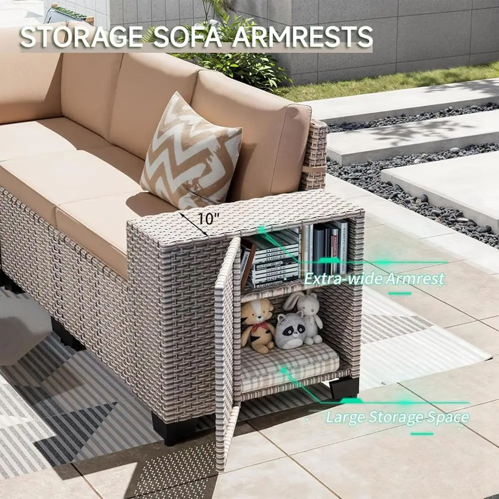 7 Parçalı Dış Mekan Veranda Mo - Outdoor Furniture With Fire Pit incelemesi ve fiyatı