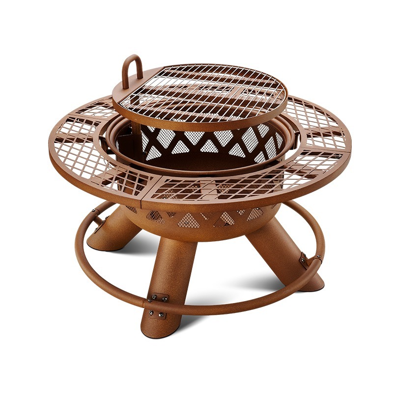 2026 Modern Dış Mekan Çelik Kö - Outdoor Furniture With Fire Pit incelemesi ve fiyatı