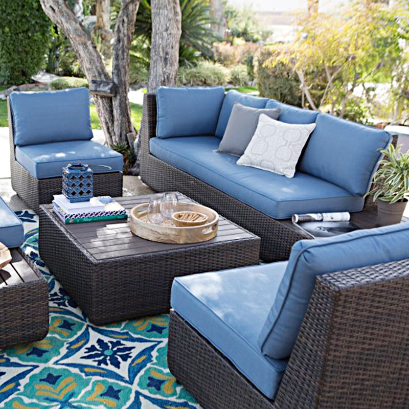 Dış Mekan Kanepe Avlu Rattan B - Outdoor Furniture Metal Chairs incelemesi ve fiyatı