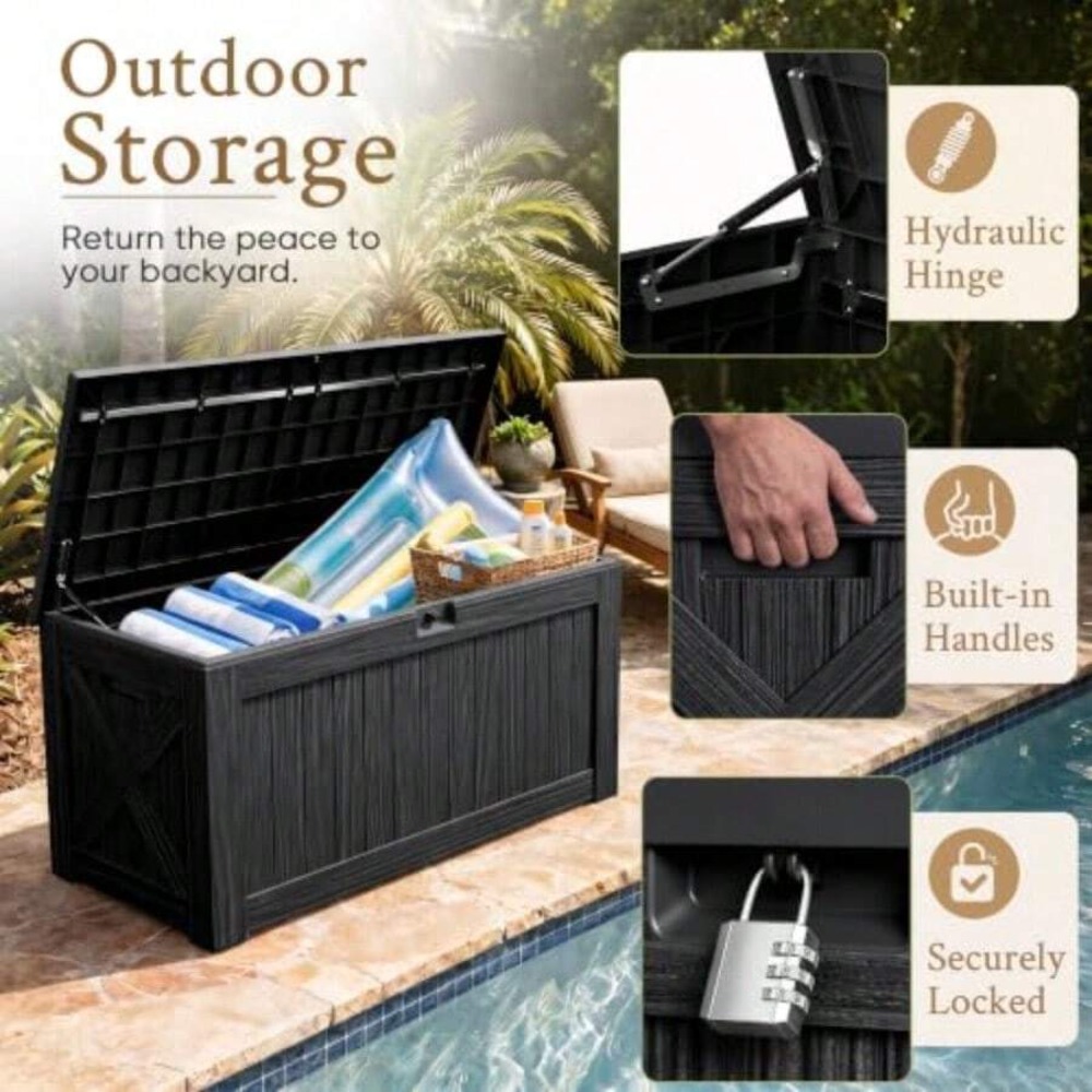 120 Galonluk Dış Mekan Depolam - Outdoor Furniture Cushions incelemesi ve fiyatı