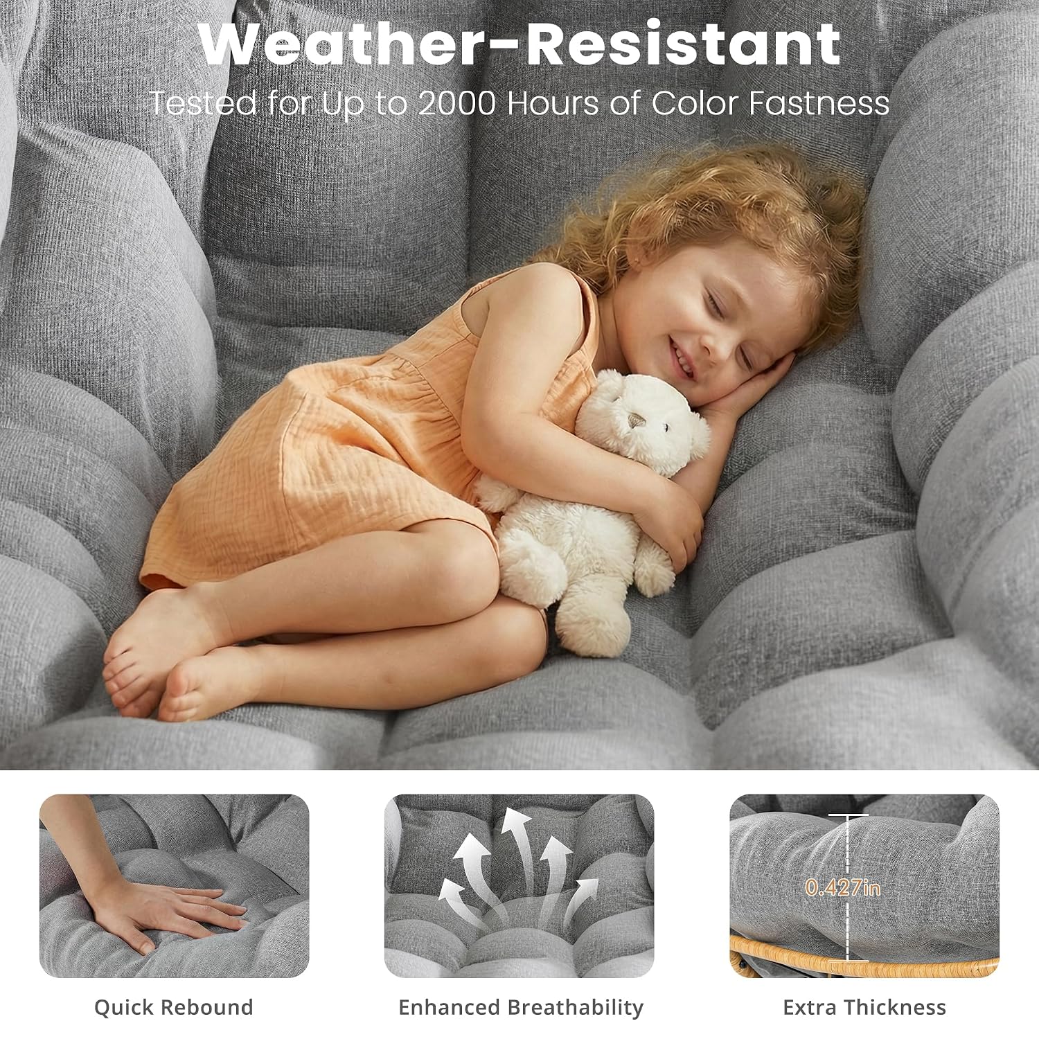 Büyük Boy Papasan Sallanan San - Outdoor Furniture No Cushions incelemesi ve fiyatı