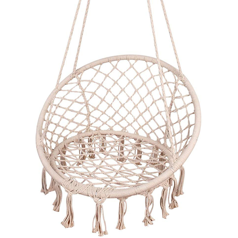 Beyaz Asılı Pamuk Halat Makrom - Garden Swing Chair incelemesi ve fiyatı
