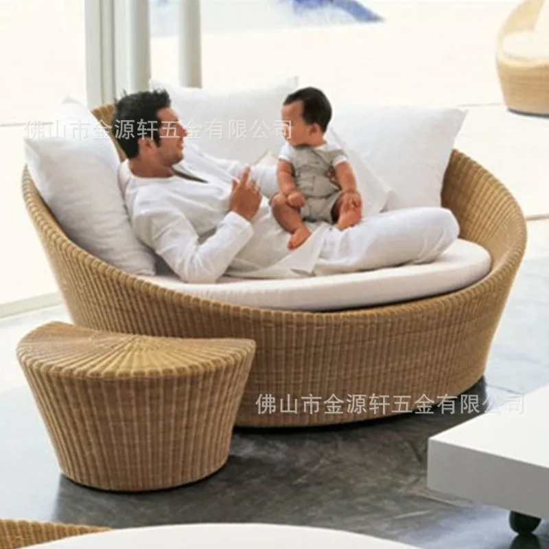Yuvarlak Rattan Açık Hava Şezl - Outdoor Daybed Furniture incelemesi ve fiyatı